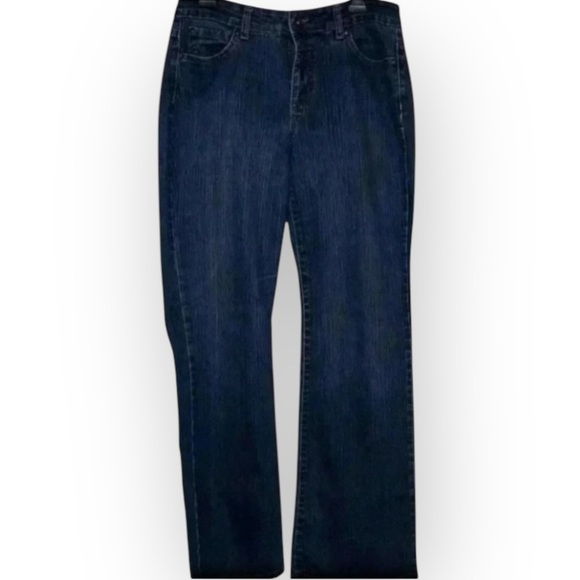 Nine West Denim - Nine West Brand Mid-Rise Bootcut Jeans- NW SAMS ARIELLE in Mid Wash Blue SZ 10